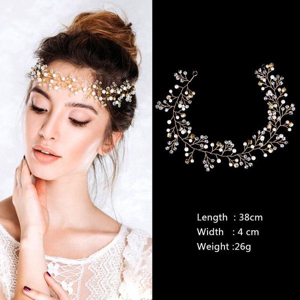 hair clips & barrettes bride handmade pearl headband crystal headdress gold wedding dress alloy accessories for bridal jewelry, Golden;silver
hair clips & barrettes bride handmade pearl headband crystal headdress gold wedding dress alloy accessories for bridal jewelry, Golden;silver