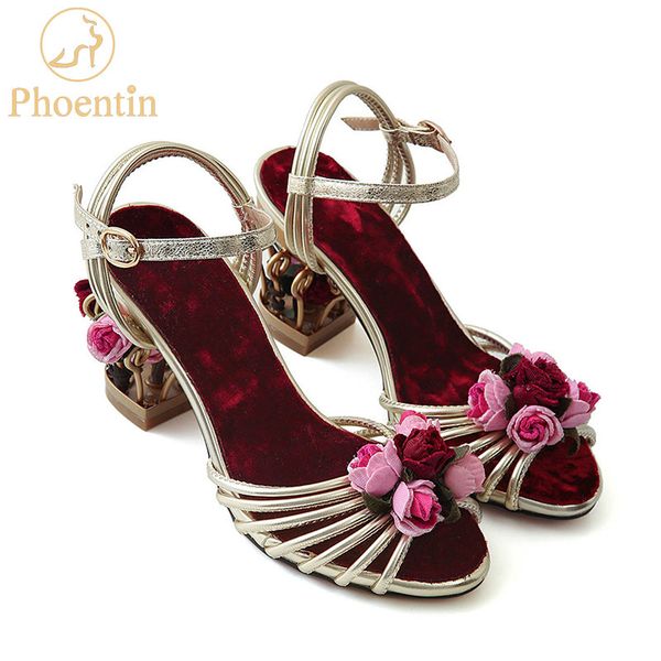 phoentin flower golden women sandals birdcage strange heels ankle strap buckle ladies sandal mixed color woman shoes ft335 210302, Black
phoentin flower golden women sandals birdcage strange heels ankle strap buckle ladies sandal mixed color woman shoes ft335 210302, Black