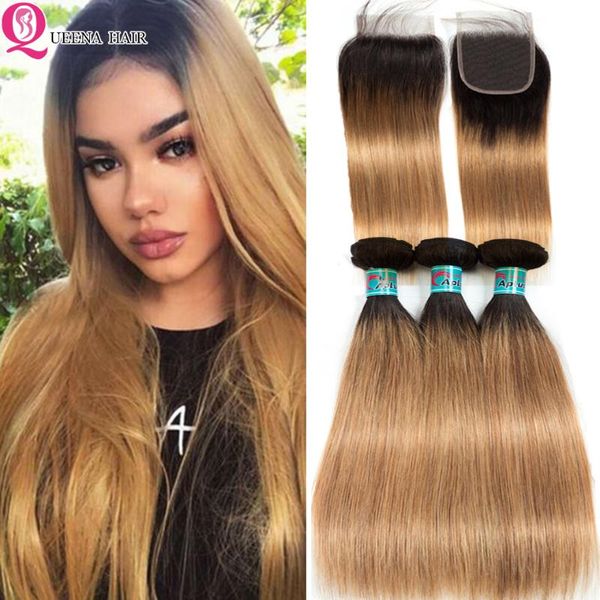 human hair bulks ombre bundles with closure frontal 1b/27 blonde straight peruvian 3/4, Black
human hair bulks ombre bundles with closure frontal 1b/27 blonde straight peruvian 3/4, Black