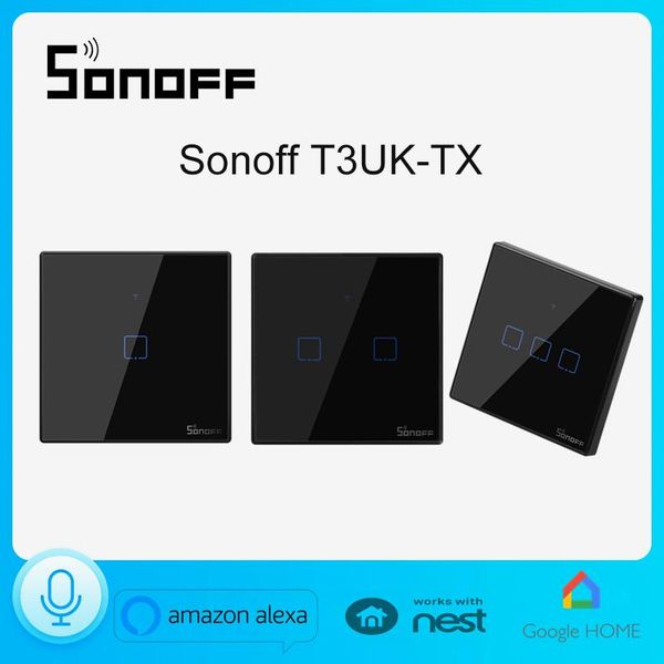smart home control sonoff t3uk 1/2/3 gang tx series 433mhz rf remote controlled wifi wall light switch with border alexa google voice
smart home control sonoff t3uk 1/2/3 gang tx series 433mhz rf remote controlled wifi wall light switch with border alexa google voice