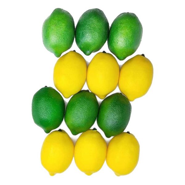 party decoration 12 pcs artificial lemons fake fruits for home decoration, prop,(6 green +6 yellow )
party decoration 12 pcs artificial lemons fake fruits for home decoration, prop,(6 green +6 yellow )