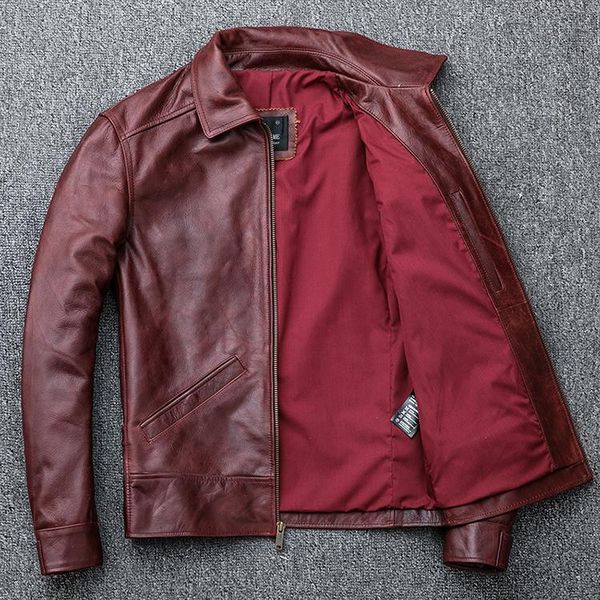 men's leather & faux .plus size mens vintage style jacket.oil wax cow skin coat.autumn warm brown classic outwear.quality, Black
men's leather & faux .plus size mens vintage style jacket.oil wax cow skin coat.autumn warm brown classic outwear.quality, Black