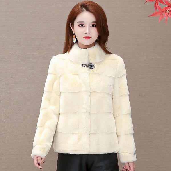 women's fur & faux women autumn winter imitation mink coat female overcoat loose thicken warm short coats casual outerwear z584, Black
women's fur & faux women autumn winter imitation mink coat female overcoat loose thicken warm short coats casual outerwear z584, Black