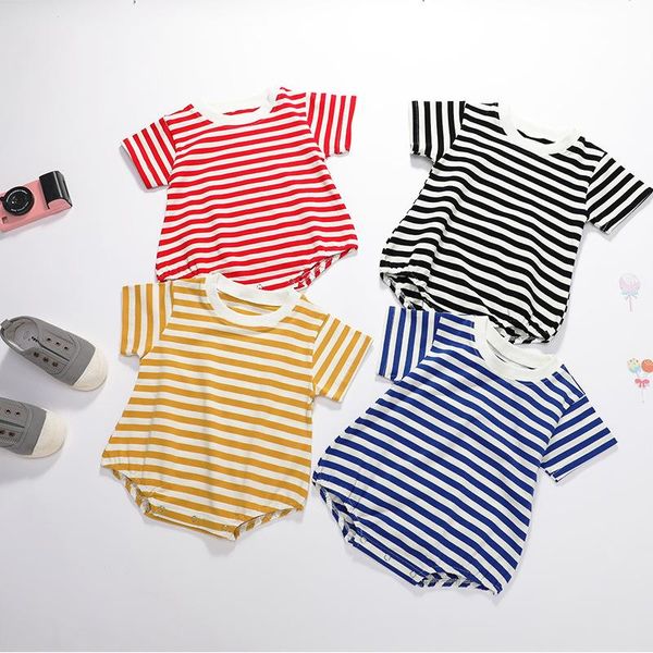 6-24m infant baby boy girl bodysuits clothes striped printed short sleeve cotton jumpsuit summer clothes baby boy accessories, Blue
6-24m infant baby boy girl bodysuits clothes striped printed short sleeve cotton jumpsuit summer clothes baby boy accessories, Blue