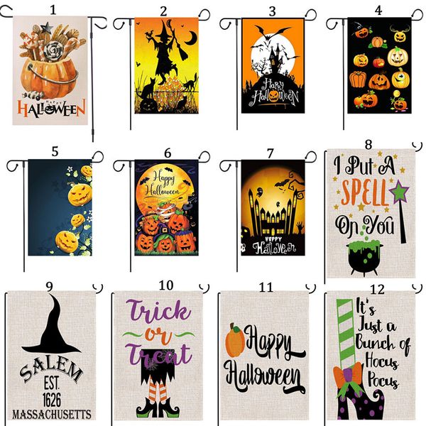 47x32cm halloween garden flags pumpkin ghost witch print party home decoration costume outdoor hanging flag 251 designs, Blue
47x32cm halloween garden flags pumpkin ghost witch print party home decoration costume outdoor hanging flag 251 designs, Blue