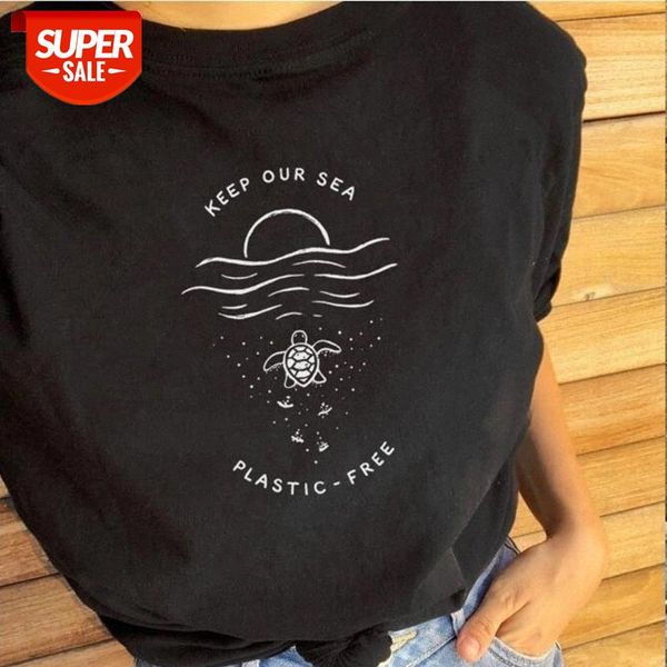 sunfiz yf keep our sea plastic women tshirt skip straws save turtles slogan t-shirt girl protect ocean tees cotton #oo4w, White
sunfiz yf keep our sea plastic women tshirt skip straws save turtles slogan t-shirt girl protect ocean tees cotton #oo4w, White
