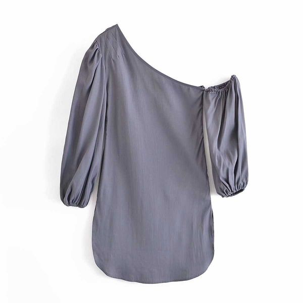 chic women summer off shoulder dress vintage lantern sleeves side vents short satin dresses woman robe 210709, Black;gray
chic women summer off shoulder dress vintage lantern sleeves side vents short satin dresses woman robe 210709, Black;gray