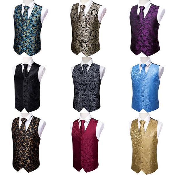 men's vests fashion blue men suit vest tie set silk paisley waistcoat silm fit formal business party weeding 3xl barry.wang, Black;white
men's vests fashion blue men suit vest tie set silk paisley waistcoat silm fit formal business party weeding 3xl barry.wang, Black;white