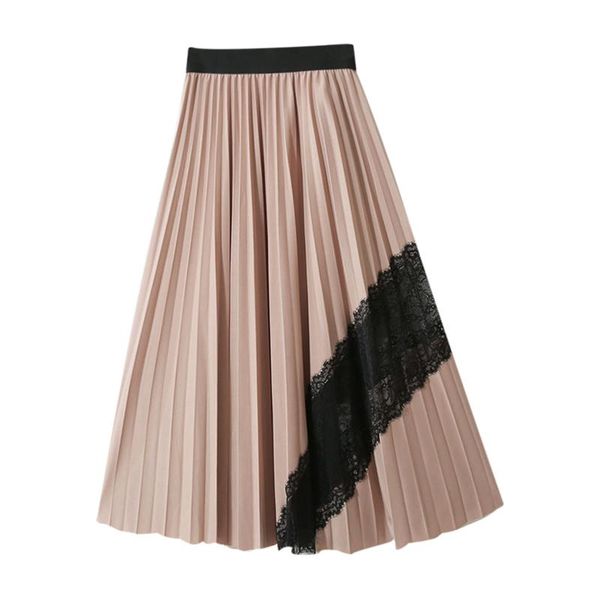 skirts women's elastic waist printed mid-length with pleated large hem a-line skirt spliced long elegant falda r5, Black
skirts women's elastic waist printed mid-length with pleated large hem a-line skirt spliced long elegant falda r5, Black