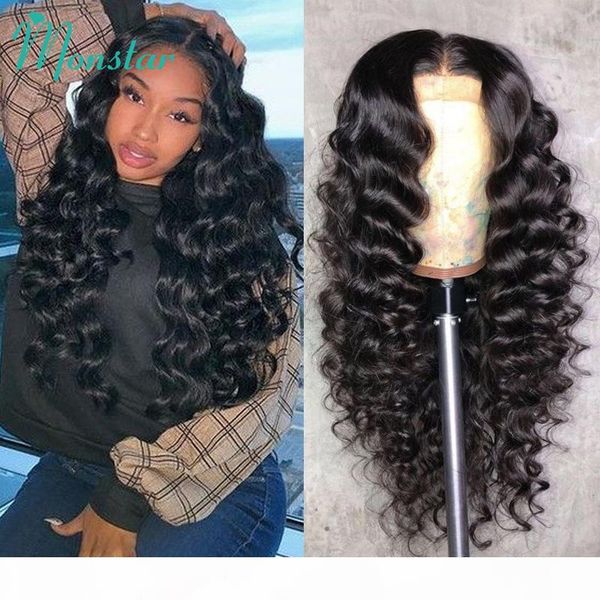 monstar brazilian loose wave lace front human hair wigs pre plucked glueless transparent remy 13x6 lace front wig with baby hair, Black
monstar brazilian loose wave lace front human hair wigs pre plucked glueless transparent remy 13x6 lace front wig with baby hair, Black