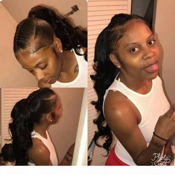 100% brazilian clip in human ponytail hair extensions kinky drawstring ponytail virgin body wave ponytails120g hair pieces, Black
100% brazilian clip in human ponytail hair extensions kinky drawstring ponytail virgin body wave ponytails120g hair pieces, Black