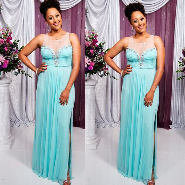 blue pleated chiffon floor length crew neck evening dresses long bridesmaid dress fashion selling formal prom gowns, Black
blue pleated chiffon floor length crew neck evening dresses long bridesmaid dress fashion selling formal prom gowns, Black