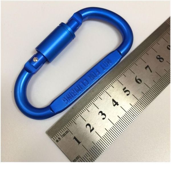1pcs camping tools aluminum alloy d-ring locking carabiner clip keychain rope survial rescue mountaineering carabin jllsuo
1pcs camping tools aluminum alloy d-ring locking carabiner clip keychain rope survial rescue mountaineering carabin jllsuo