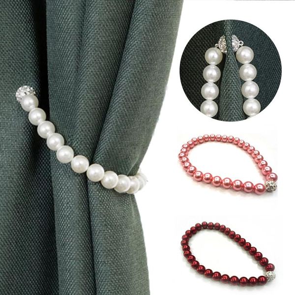 1pc 40cm curtain decorative tiebacks pearl crystal magnet tieback holder strap bandage curtain clips home curtains accessories
1pc 40cm curtain decorative tiebacks pearl crystal magnet tieback holder strap bandage curtain clips home curtains accessories
