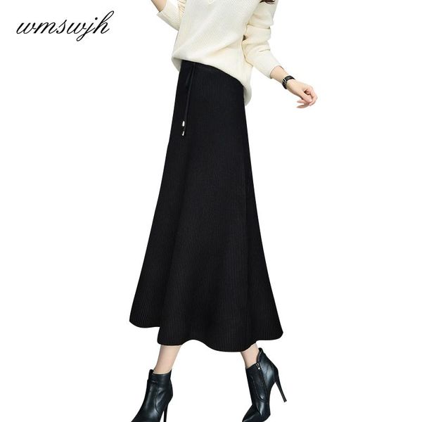 skirts women knitted long skirt autumn winter warm a-line maxi elastic high waist knit female casual pleated, Black
skirts women knitted long skirt autumn winter warm a-line maxi elastic high waist knit female casual pleated, Black