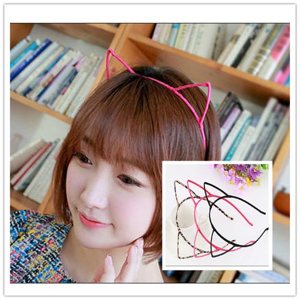 children's hair band headband cute cat ear headband exquisite hair ornaments headdress, Golden;silver
children's hair band headband cute cat ear headband exquisite hair ornaments headdress, Golden;silver