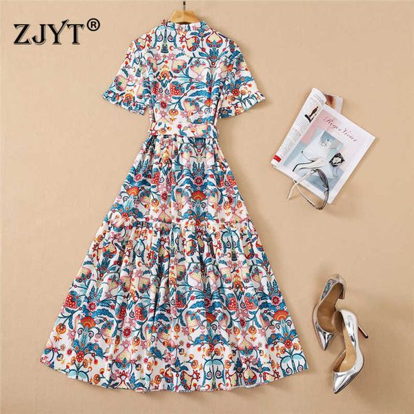 fashion runway summer designers short sleeve vintage dress women robe casual aline midi holiday vestidos 210601, Black;gray
fashion runway summer designers short sleeve vintage dress women robe casual aline midi holiday vestidos 210601, Black;gray