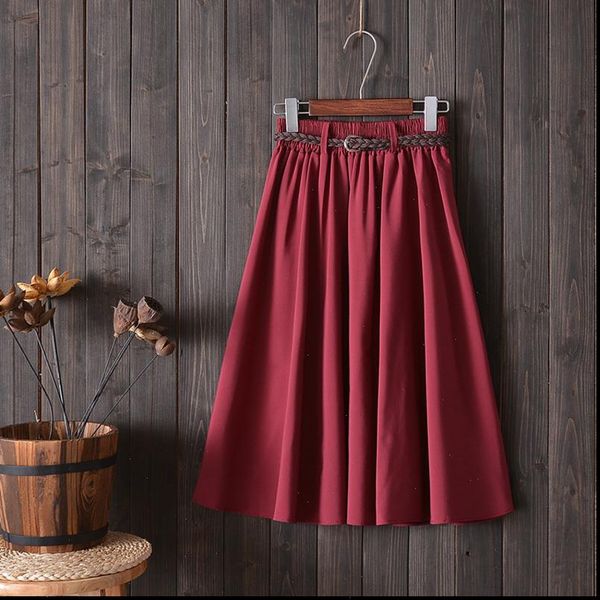 midi knee length summer skirt women with belt 2021 fashion korean ladies high waist pleated a line school skirt female, Black
midi knee length summer skirt women with belt 2021 fashion korean ladies high waist pleated a line school skirt female, Black