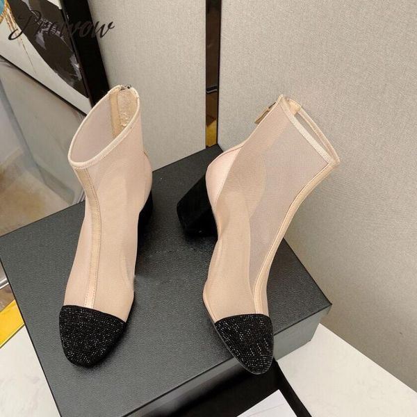 boots prowow breathable mesh designer ankle zip side heel shoes women zapatos mujer, Black
boots prowow breathable mesh designer ankle zip side heel shoes women zapatos mujer, Black