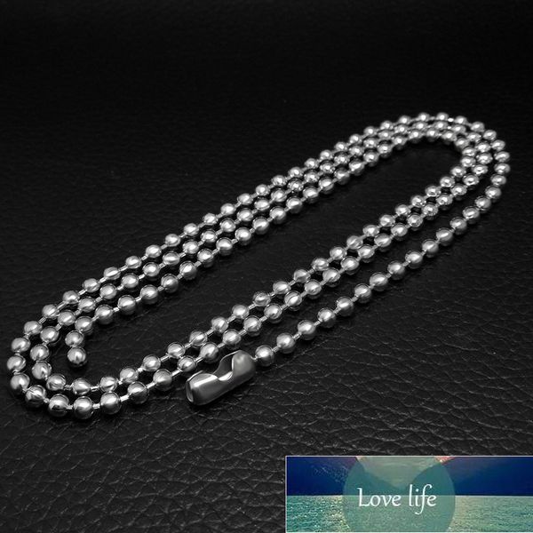 2mm stainless steel ball beads chain for necklace bracelet diy jewelry accessories women bag handbag keychain dog tag chain, Silver
2mm stainless steel ball beads chain for necklace bracelet diy jewelry accessories women bag handbag keychain dog tag chain, Silver