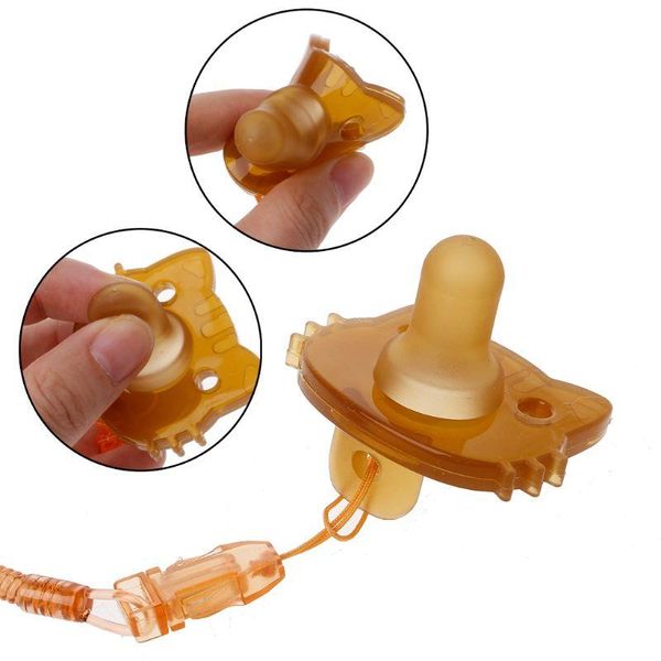 pacifiers# spring soother nipple clip chain with baby pacifier and portable box infant toddler dummy holder strap
pacifiers# spring soother nipple clip chain with baby pacifier and portable box infant toddler dummy holder strap