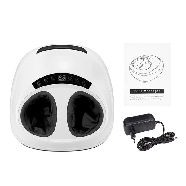 360° shiatsu electric foot massager machine 3-strength 5-timing ankle leg kneading heating timed
360° shiatsu electric foot massager machine 3-strength 5-timing ankle leg kneading heating timed