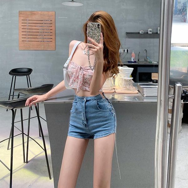 women's shorts high waist straight jeans women lace casual summer pockets slim female blue denim ladies street bottoms 2021, White;black
women's shorts high waist straight jeans women lace casual summer pockets slim female blue denim ladies street bottoms 2021, White;black