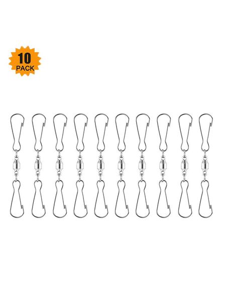 hooks & rails 10pcs swivels dual clip spinning swivel hanging for windsock wind spinners bird feeder family festival sale
hooks & rails 10pcs swivels dual clip spinning swivel hanging for windsock wind spinners bird feeder family festival sale