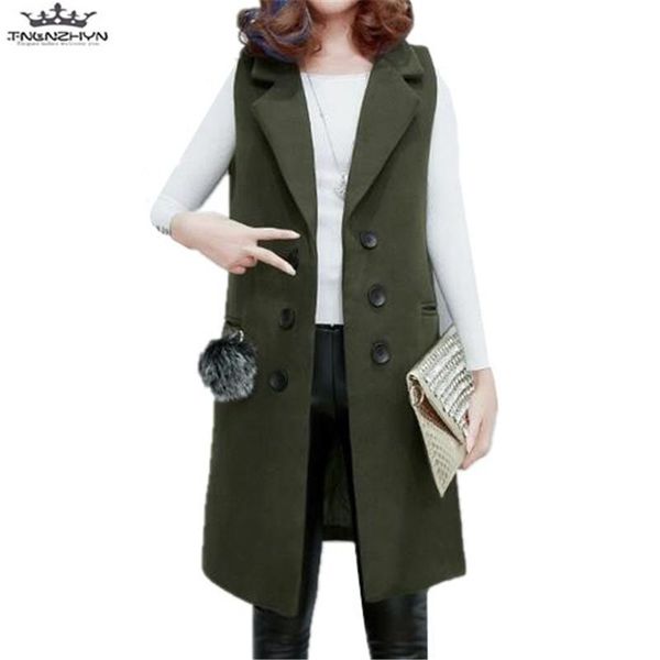 women's vests tnlnzhyn 2021 autumn winter women woolen vest sleeveless jacket outerwear fashion slim waistcoat coat y568, Black;white
women's vests tnlnzhyn 2021 autumn winter women woolen vest sleeveless jacket outerwear fashion slim waistcoat coat y568, Black;white