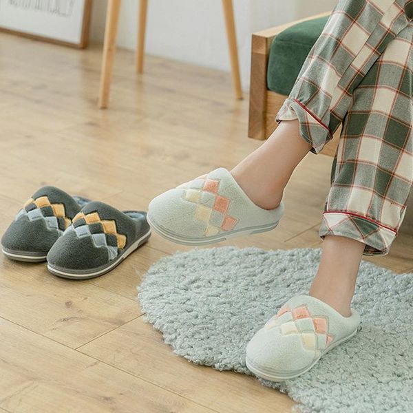 slippers women warm plush flock geometric mixed color female home cotton shoes non-slip comfortable indoor flat women's footwear, Black
slippers women warm plush flock geometric mixed color female home cotton shoes non-slip comfortable indoor flat women's footwear, Black