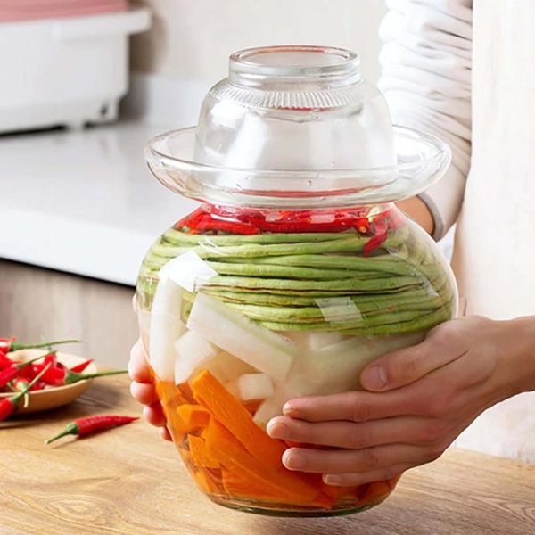 storage bottles & jars 2.5/5kg korea glass container kimchi jar kitchen thickened pickled household pickles cylinder sealed
storage bottles & jars 2.5/5kg korea glass container kimchi jar kitchen thickened pickled household pickles cylinder sealed