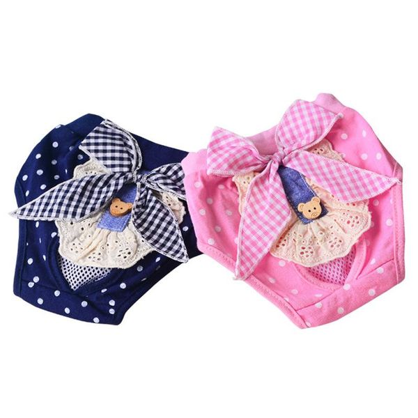 dog apparel washable female pet shorts panties dot cotton bowknot sanitary physiological pants underwear briefs for all season use
dog apparel washable female pet shorts panties dot cotton bowknot sanitary physiological pants underwear briefs for all season use