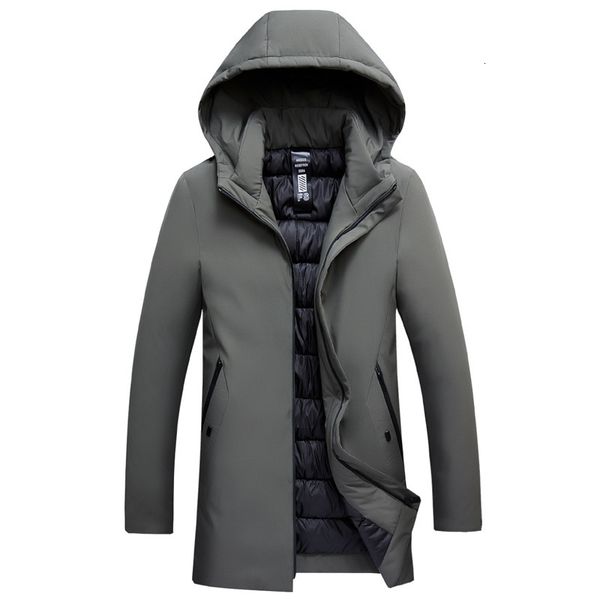 men's parka winter jackets fashion quilted casual male thicken warm with hood wadded jacket clothes outerwear 4nz7, Black 
men's parka winter jackets fashion quilted casual male thicken warm with hood wadded jacket clothes outerwear 4nz7, Black