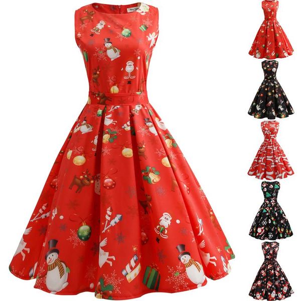 casual dresses women's christmas retro round neck dress printed long sleeve big swing glamour evening multicolor multisize, Black;gray
casual dresses women's christmas retro round neck dress printed long sleeve big swing glamour evening multicolor multisize, Black;gray