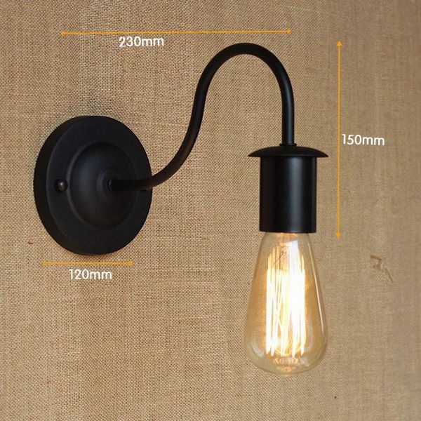 wall lamp retro black iron sconce/lamp european and american country simplicity living room hallway bedside decorative
wall lamp retro black iron sconce/lamp european and american country simplicity living room hallway bedside decorative