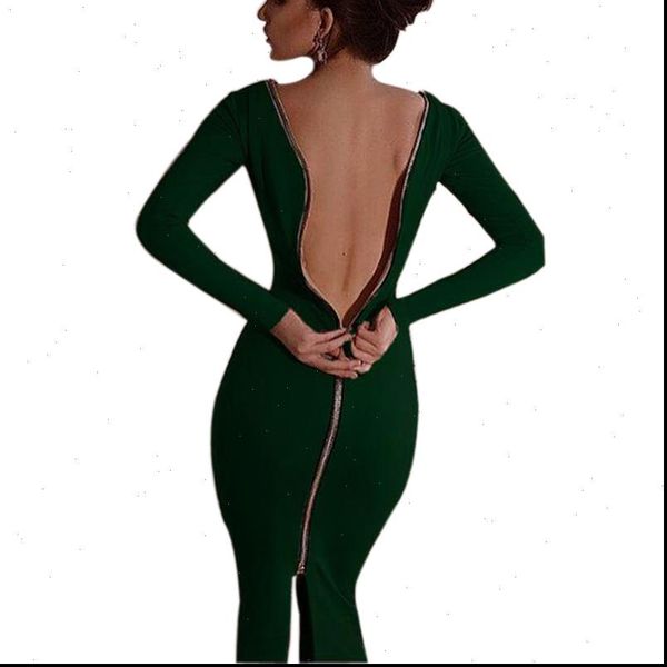 women bodycon club midi dress winter autumn sheath o neck long sleeve party tight back zipper dresses dress m0005, Black;gray
women bodycon club midi dress winter autumn sheath o neck long sleeve party tight back zipper dresses dress m0005, Black;gray