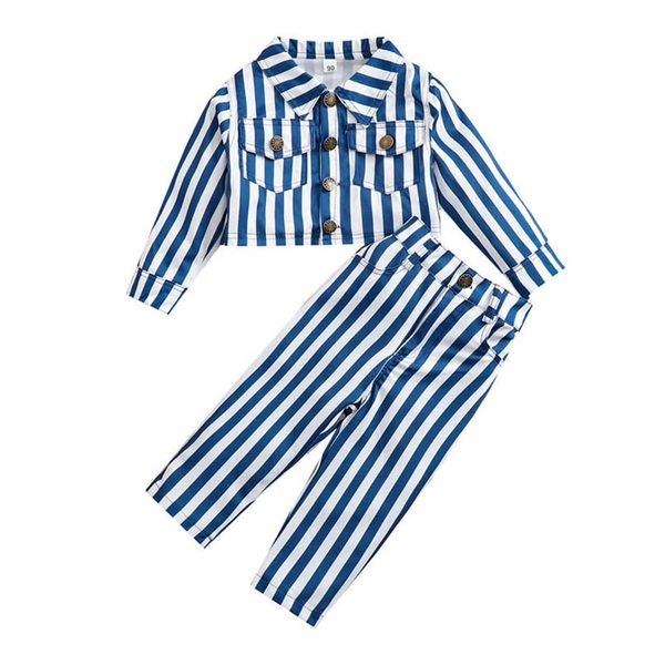 girls outfits kids clothing sets baby clothes children suits fall striped long-sleeved coat trousers pants 2pcs b8481, White
girls outfits kids clothing sets baby clothes children suits fall striped long-sleeved coat trousers pants 2pcs b8481, White