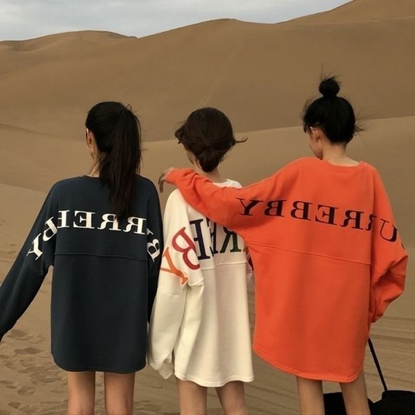 figure autumn and winter loose pullover jacket medium long sleeved women's top, Black
figure autumn and winter loose pullover jacket medium long sleeved women's top, Black