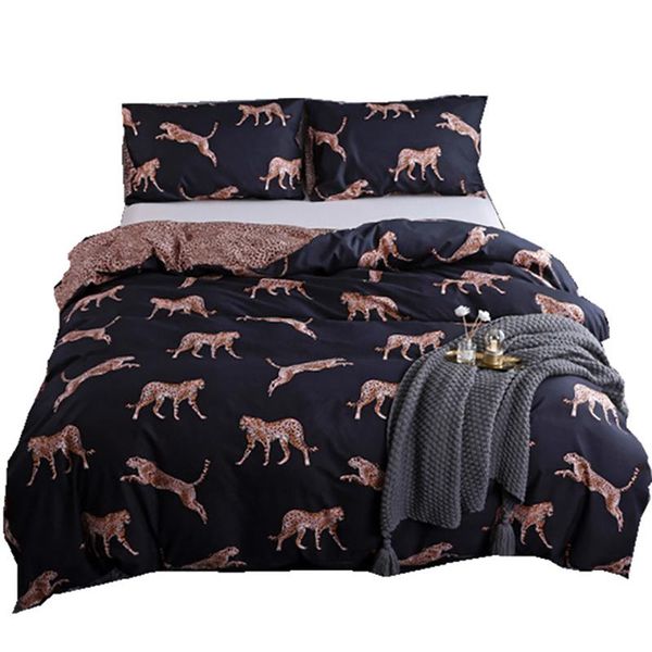 three-piece suit european and american dark wind bedding kit animal leopard fitted sheets on elastic band bedding set
three-piece suit european and american dark wind bedding kit animal leopard fitted sheets on elastic band bedding set