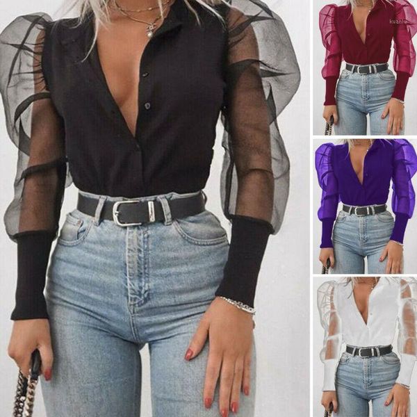 women sheer tee casual mesh slim fit t-shirt long puff sleeve stretch pullover bodycon warm winter clothes women's blouses & shirts, White
women sheer tee casual mesh slim fit t-shirt long puff sleeve stretch pullover bodycon warm winter clothes women's blouses & shirts, White