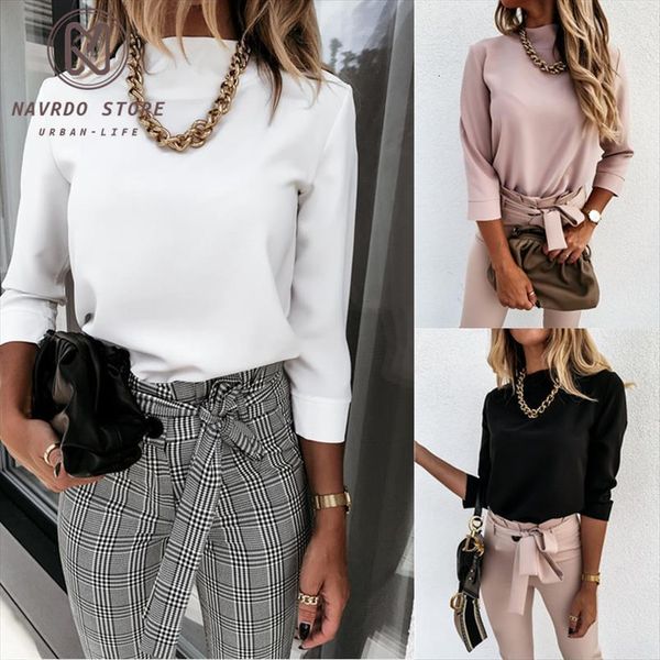 plus size office ol solid womens blouses autumn white long sleeve casual basic black slim pullover shirts clothing
plus size office ol solid womens blouses autumn white long sleeve casual basic black slim pullover shirts clothing
