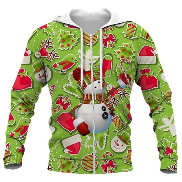 men's hoodies & sweatshirts cloocl ugly christmas hoodie snowman 3d print santa claus elk zip-hoodie harajuku casual hipster pullover, Black
men's hoodies & sweatshirts cloocl ugly christmas hoodie snowman 3d print santa claus elk zip-hoodie harajuku casual hipster pullover, Black
