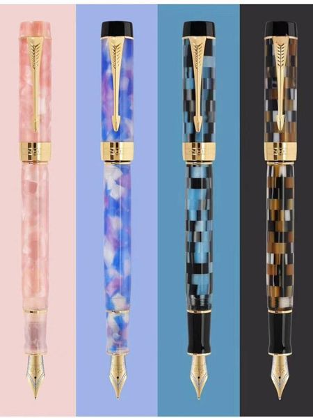 luxury jinhao 100 fountain pen century checkerboard kaleidosc pink acrylic spin gold elegante ink pen business office supplies
luxury jinhao 100 fountain pen century checkerboard kaleidosc pink acrylic spin gold elegante ink pen business office supplies