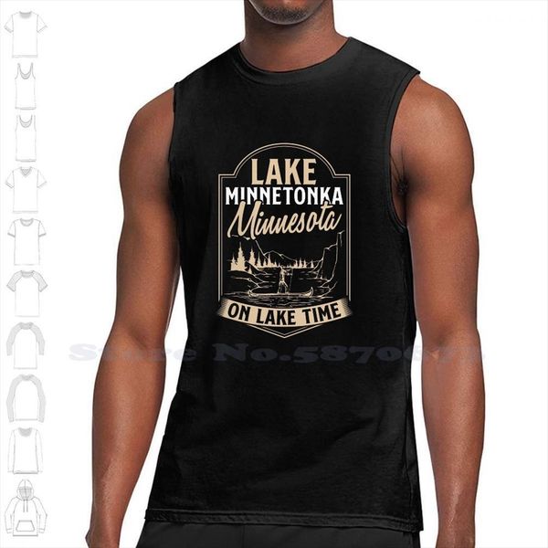 lake minnesota on time funny life christmas ideas for men women custom tank sleeveless vest summer, White;black
lake minnesota on time funny life christmas ideas for men women custom tank sleeveless vest summer, White;black