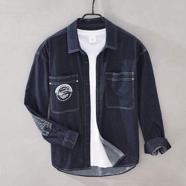 2021 denim for man long sleeve japanese autumn-style new winter 98% cotton turn-down collar impression cowboy shirt men's clothes y3456, White
2021 denim for man long sleeve japanese autumn-style new winter 98% cotton turn-down collar impression cowboy shirt men's clothes y3456, White