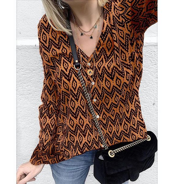 women clothing v neck printed long sleeve plus size s-3xl blouse shirt ladies casual buttons bohemian korean sj5224m, White
women clothing v neck printed long sleeve plus size s-3xl blouse shirt ladies casual buttons bohemian korean sj5224m, White
