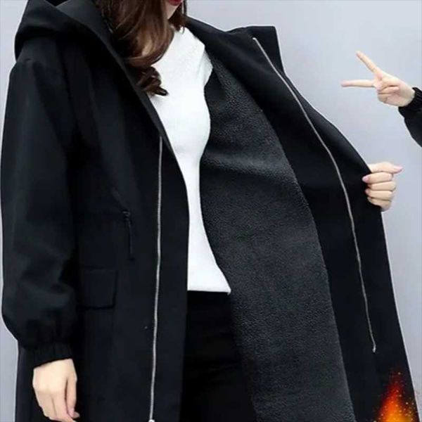 women's vests plush thick windbreaker women mid-length coat autumn and winter 2021 hooded loose cotton jacket, Black;white
women's vests plush thick windbreaker women mid-length coat autumn and winter 2021 hooded loose cotton jacket, Black;white
