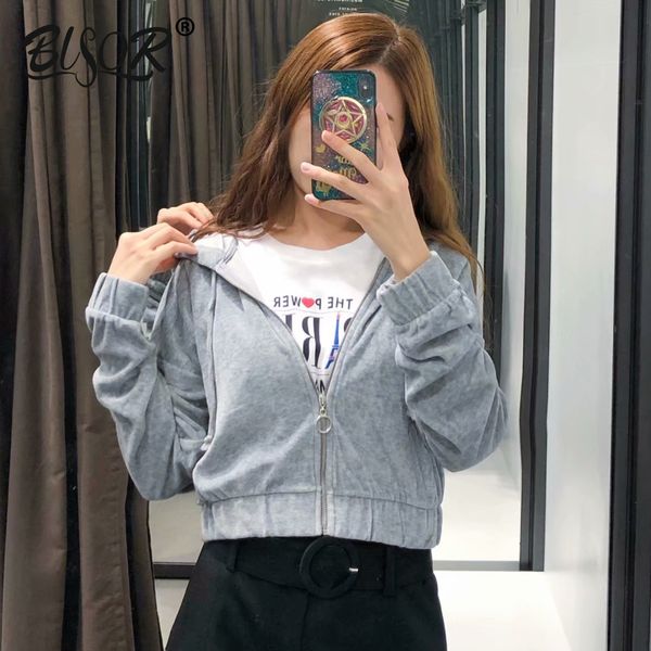 2021 new women vogue gray zip-up long sleeve hoodies sweatshirts hooded coat sweetshirt jacket 9l9c, Black
2021 new women vogue gray zip-up long sleeve hoodies sweatshirts hooded coat sweetshirt jacket 9l9c, Black