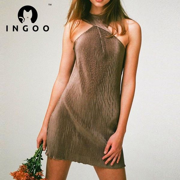 casual dresses ingoo cross halter neck bodycon dress party night summer off shoulder pleated slim mini khaki elegant club outfits, Black;gray
casual dresses ingoo cross halter neck bodycon dress party night summer off shoulder pleated slim mini khaki elegant club outfits, Black;gray