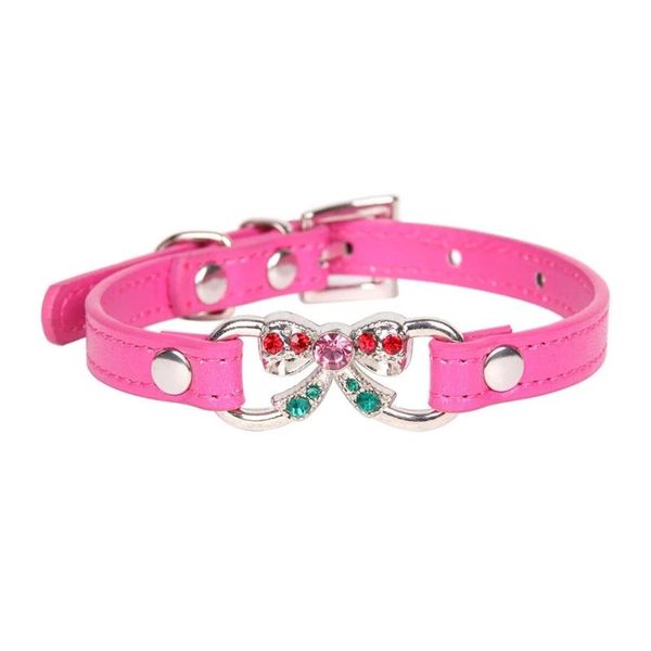 dog collars & leashes artificial diamond cat puppy collar leather bow pet adjustable durable necklace belts solid 7 color
dog collars & leashes artificial diamond cat puppy collar leather bow pet adjustable durable necklace belts solid 7 color